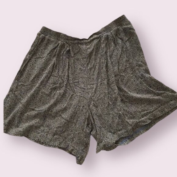 Thrift Pants - ⭐️ Geo Polkadot Boho High Waisted Hipster Hippie Art Deco Farm Peasant Shorts